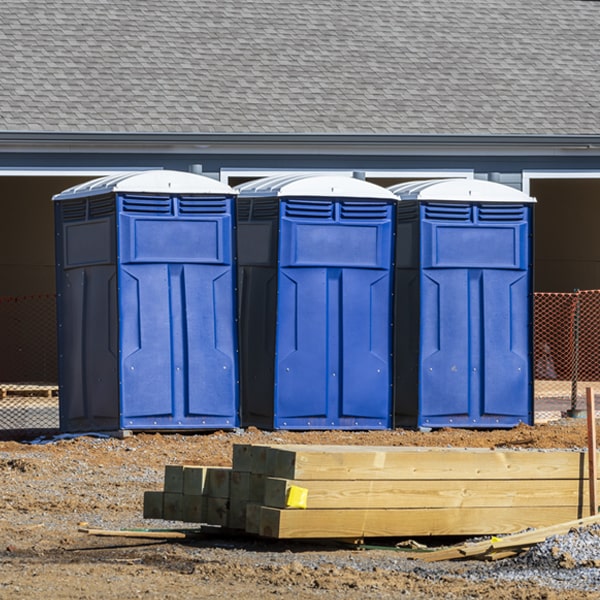 what is the cost difference between standard and deluxe porta potty rentals in Shenandoah